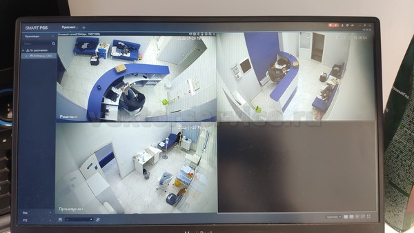 Установка видеонаблюдения и WiFi в CMD центре. Вид с камер