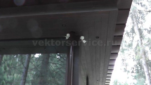 Установка видеонаблюдения в загородном доме в Коммунарке