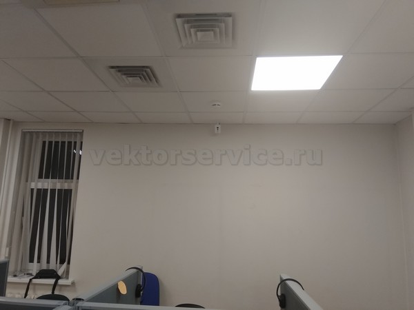 Установка IP-видеонаблюдения в колл-центре г. Подольск. Камера 3