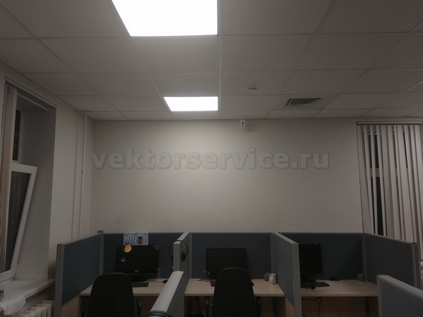 Установка IP-видеонаблюдения в колл-центре г. Подольск. Камера 4
