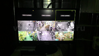 Монтаж IP-видеонаблюдения на складе в Новосельцево