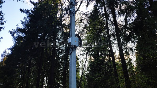 Установка видеонаблюдения в посёлке. Трудовая Северная. Этап 2. Камера 3