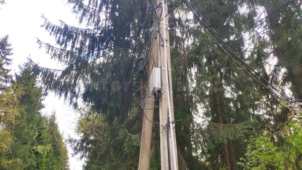 Установка видеонаблюдения в посёлке. Трудовая Северная. Этап 2. Камера 5