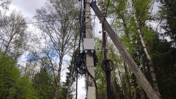 Установка видеонаблюдения в посёлке. Трудовая Северная. Этап 2. Камера 6