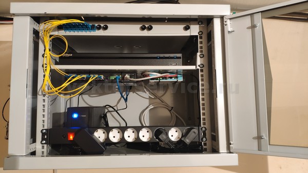 Установка видеонаблюдения в посёлке. Трудовая Северная. Этап 2. Шкаф