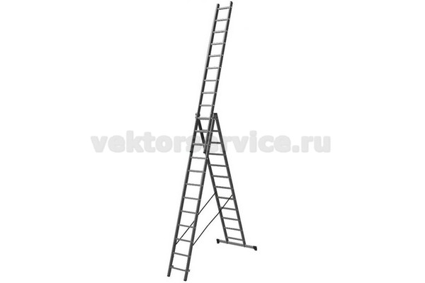 Трехсекционная лестница 10 метров как консоль в аренду